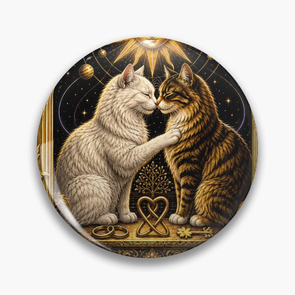 Item preview, The Lovers' Tarot – Golden Vintage Design designed and sold by thirtyonestars.