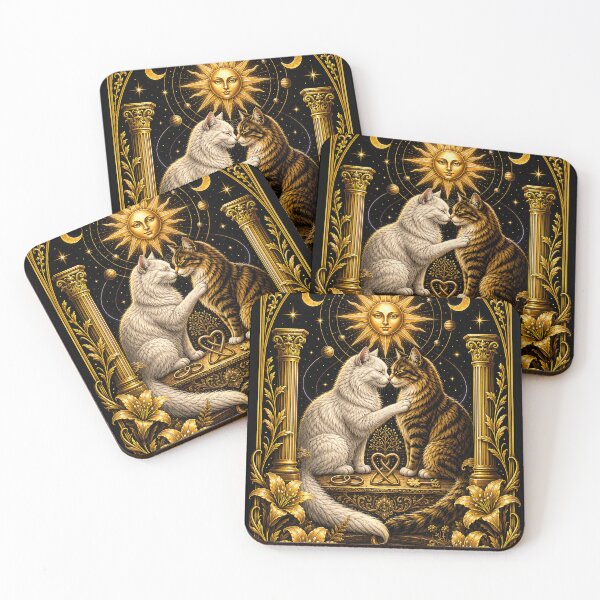 Item preview, The Lovers' Tarot – Golden Vintage Design designed and sold by thirtyonestars.