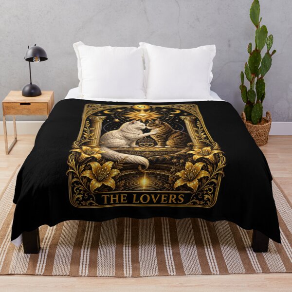 Item preview, The Lovers' Tarot – Golden Vintage Design designed and sold by thirtyonestars.