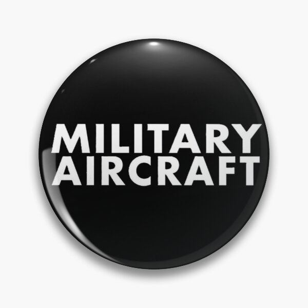 Item preview, the words military aircraft  designed and sold by PilotandPlane.