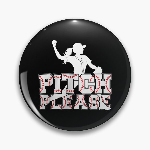 Artikelvorschau, Pitch Please, Damenbaseball, Softball-Pitcherin entworfen und verkauft von Rolymacater.