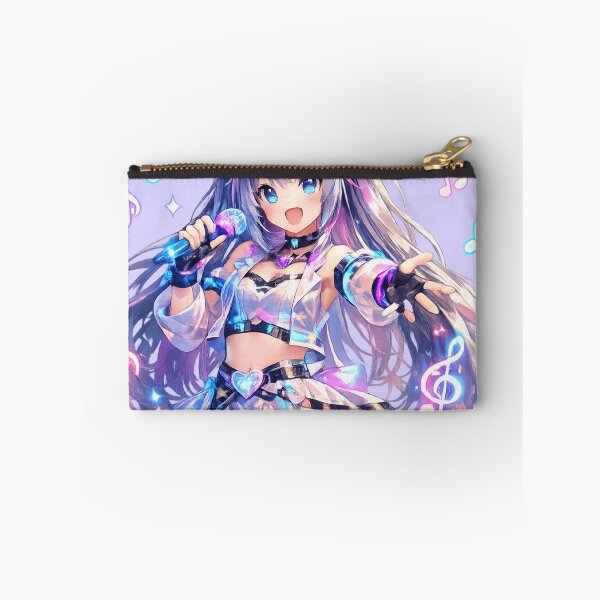 Item preview, Cyber Idol Neko Girl – Futuristic Anime Cat Girl Neon Design designed and sold by Sticleg.