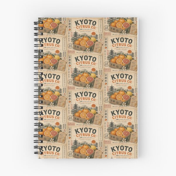 Item preview, Kyoto citrus crate vintage label designed and sold by Side Quest Co..