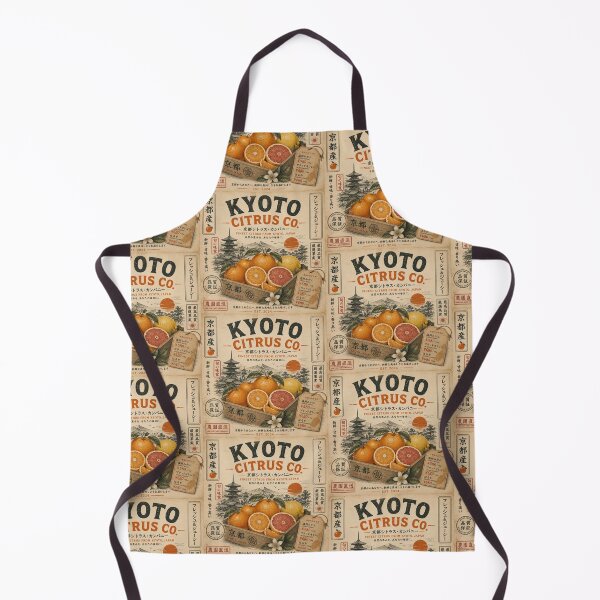 Item preview, Kyoto citrus crate vintage label designed and sold by Side Quest Co..