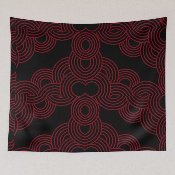 Item preview, Whimsical Red Circles  designed and sold by MayaCordalia.