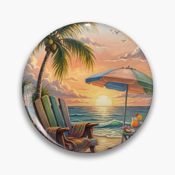 Item preview, Relax in a Tropical Beach Sunset designed and sold by Eclectic Monkey.