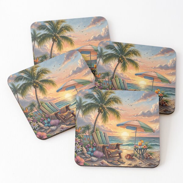 Item preview, Relax in a Tropical Beach Sunset designed and sold by Eclectic Monkey.