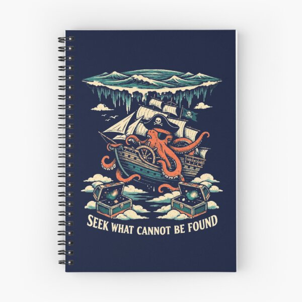 Item preview, Seek What Cannot Be Found – Cosmic Pirate Octopus designed and sold by Dogandesighn.