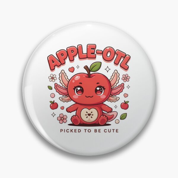 Item preview, Apple-Otl Kawaii Apple Axolotl T-Shirt – Cute Cottagecore Fruit Animal Gift for Kawaii Lovers & Cozy Girls designed and sold by GemBob Creations.