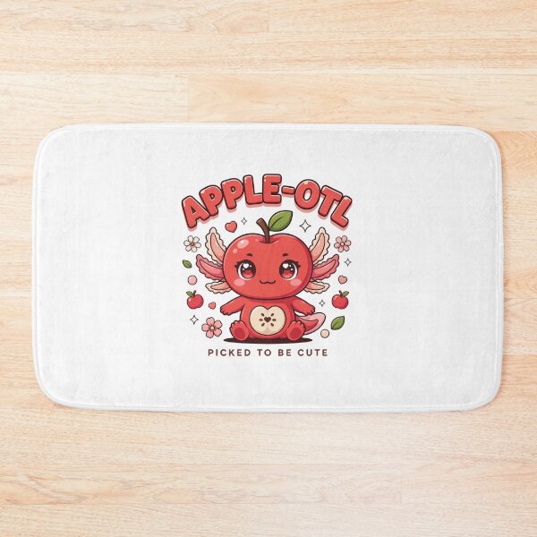 Item preview, Apple-Otl Kawaii Apple Axolotl T-Shirt – Cute Cottagecore Fruit Animal Gift for Kawaii Lovers & Cozy Girls designed and sold by GemBob Creations.