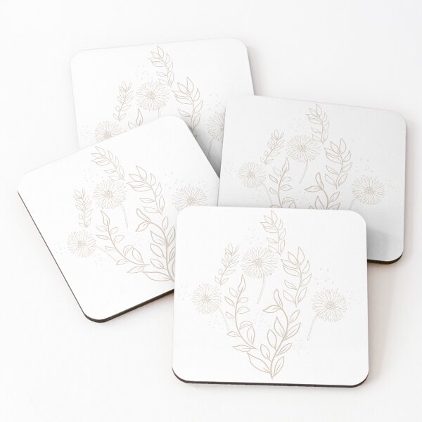 Item preview, Minimal Beige Wildflower Line Art Graphic designed and sold by altastudio.