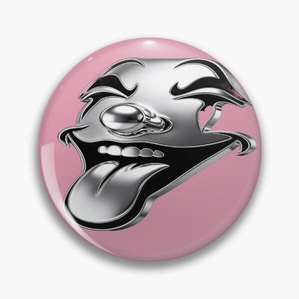 Item preview, The Rebellious Attitude in Polished Steel, Crazy Face designed and sold by RAYBIL.