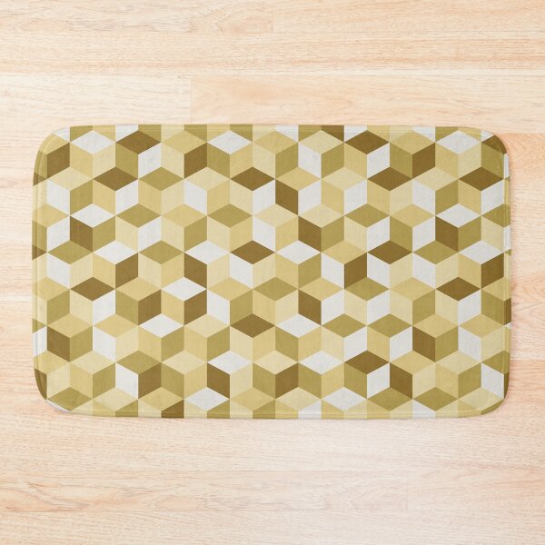 Item preview, 3D Cube Pattern - Gold designed and sold by Vytfur Zone.
