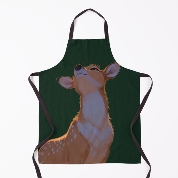 Item preview, Cute Spotted Fawn Looking Up Anime Style Illustration designed and sold by BLUESKY11a.