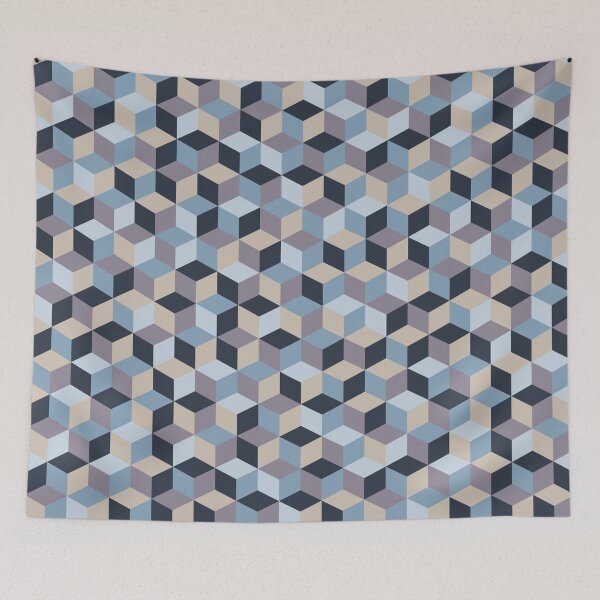 Item preview, 3D Cube Pattern - Arctic Elegance designed and sold by Vytfur Zone.