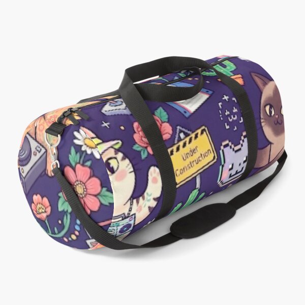 Item preview, Cute Space Cats Retro Gaming Seamless Pattern designed and sold by Iampoji.