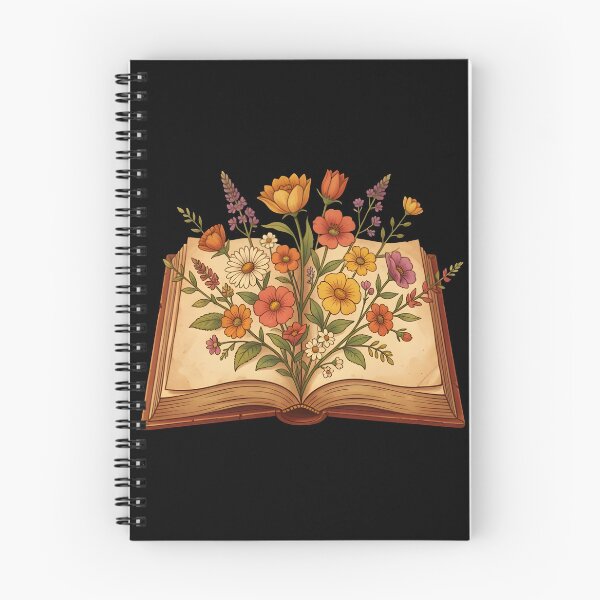 Item preview, Retro Vintage Open Book Flowers Cottagecore Aesthetic designed and sold by KCasual.