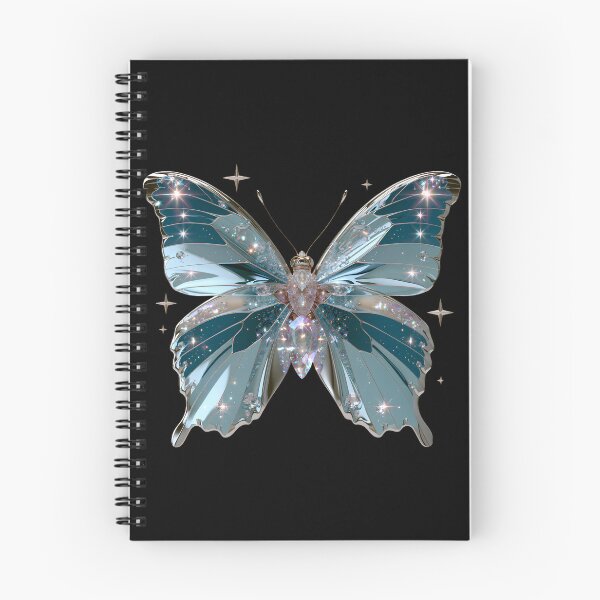 Item preview, Ice Blue Cyber Fairy Butterfly – Chrome Y2K Vector Aesthetic designed and sold by daila70.