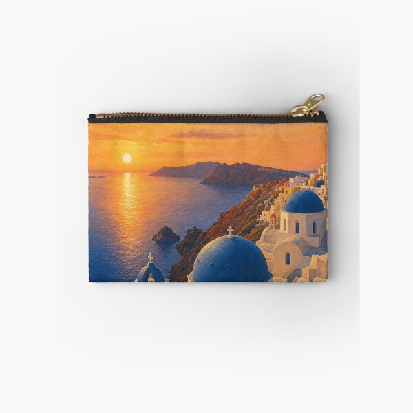 Item preview, Santorini Greece Travel Souvenir - Vintage Illustration designed and sold by VisualArtsOasis.
