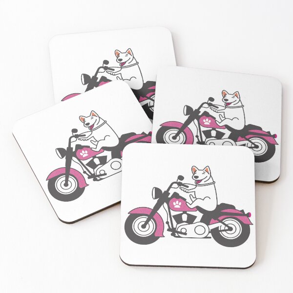 Item preview, Cute Dog On Motorcycle designed and sold by xiao xuans.
