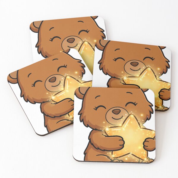 Item preview, Bear Cub Hugging a Star designed and sold by pumsquare.