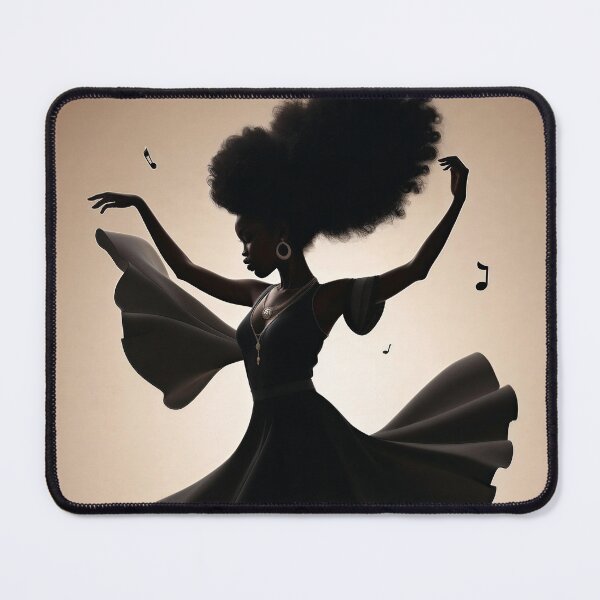 Item preview, Melodic Afro Silhouette designed and sold by DoubleDK.
