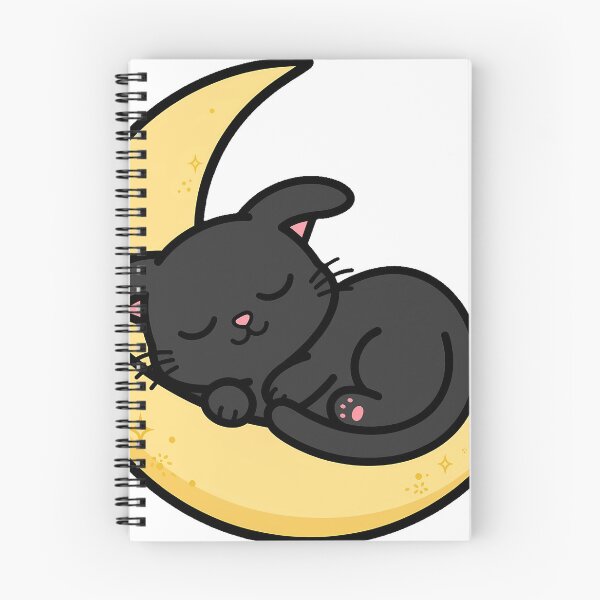 Item preview, Cat Sleeping on Crescent Moon designed and sold by pumsquare.