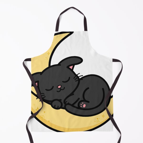 Item preview, Cat Sleeping on Crescent Moon designed and sold by pumsquare.