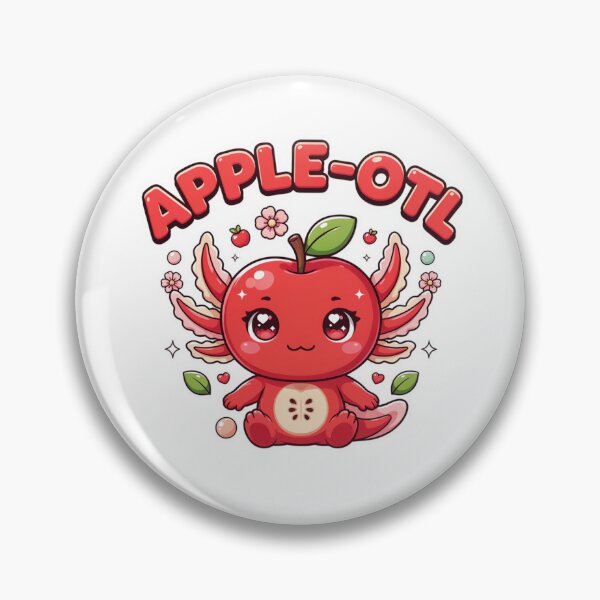 Item preview, Apple-Otl Kawaii Apple Axolotl T-Shirt – Cute Fruit Animal Sticker & Gift for Kawaii Lovers, Cozy Girls & Cottagecore Fans designed and sold by GemBob Creations.