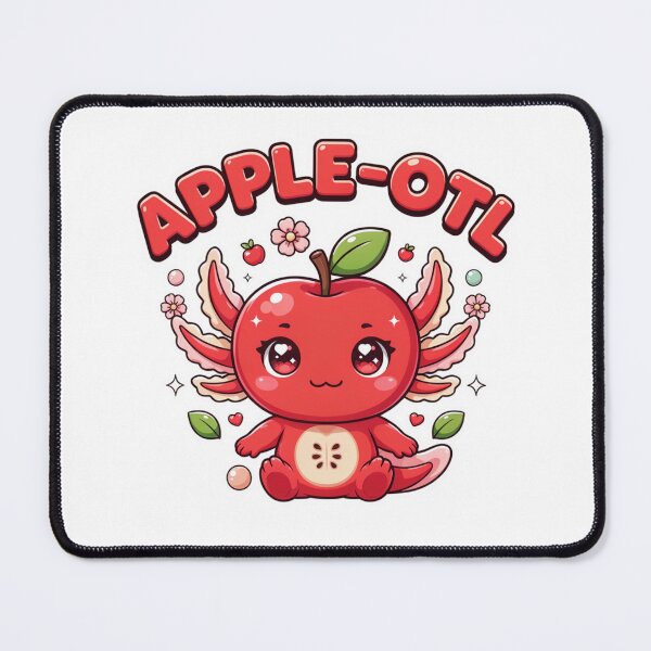 Item preview, Apple-Otl Kawaii Apple Axolotl T-Shirt – Cute Fruit Animal Sticker & Gift for Kawaii Lovers, Cozy Girls & Cottagecore Fans designed and sold by GemBob Creations.