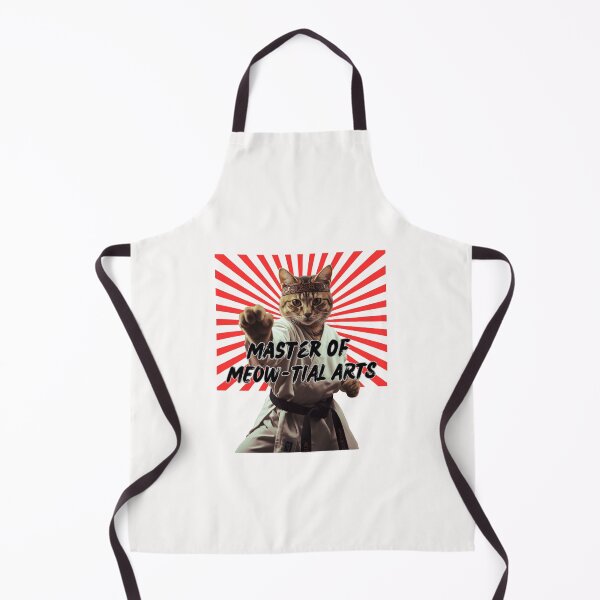 Item preview, Master of Meow-tial Arts - Funny Karate Cat designed and sold by PowerKanjiFit.