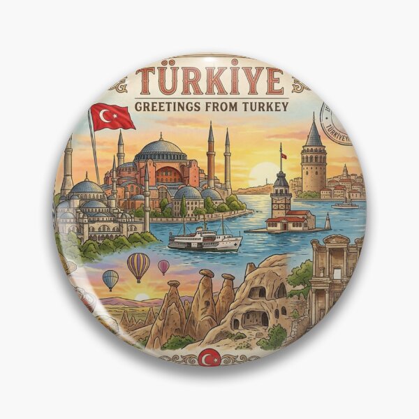 Item preview, Postal de Turquía designed and sold by snoWorkshop.
