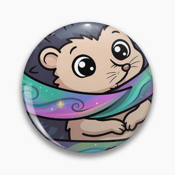 Item preview, Hedgehog Wrapped in Aurora designed and sold by pumsquare.