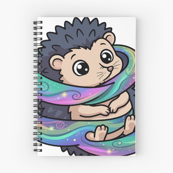 Item preview, Hedgehog Wrapped in Aurora designed and sold by pumsquare.