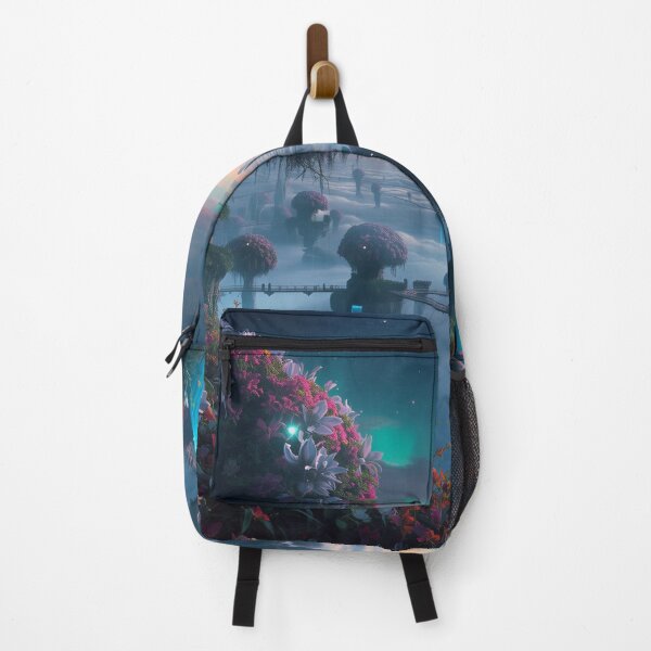Item preview, Floating Gardens Ringed Planet Alien Fantasy Landscape designed and sold by Luminous Wilds.