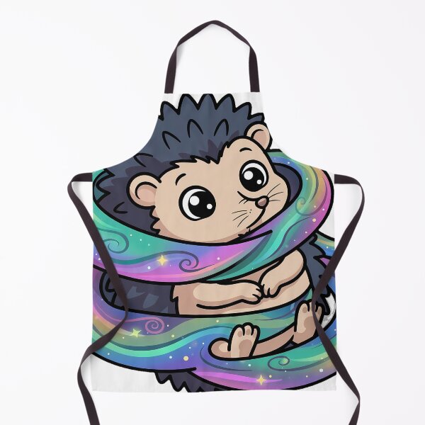 Item preview, Hedgehog Wrapped in Aurora designed and sold by pumsquare.