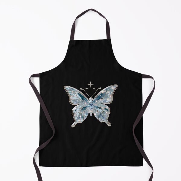 Item preview, Ice Blue Cyber Fairy Butterfly – Chrome Y2K Vector Aesthetic v2 designed and sold by daila70.