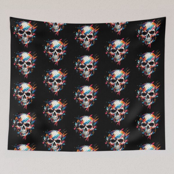 Item preview, Colorful skull stickers designed and sold by Alex_clipart.
