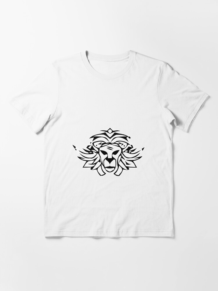 Aperçu 3 sur 7. T-shirt essentiel avec l'œuvre Lion Zion créée et vendue par NubesDesignCH.