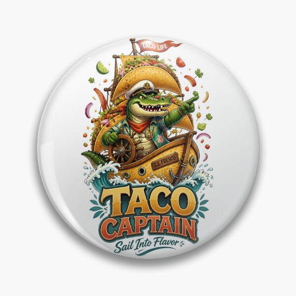 Item preview, Taco Captain Alligator Sailing designed and sold by Sovereign Supply Co..