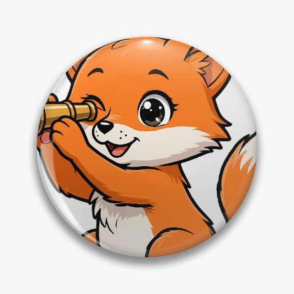Item preview, Fox Stargazing with Telescope designed and sold by pumsquare.