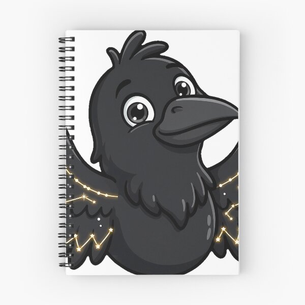 Item preview, Crow with Constellation Wings designed and sold by pumsquare.