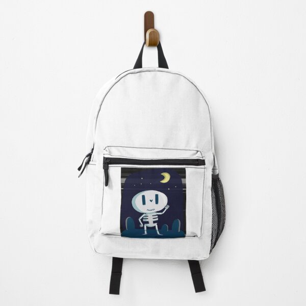 Item preview, Cute Cartoon Skeleton Waving At Night designed and sold by سله أرت.