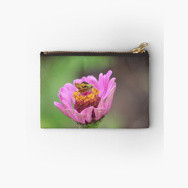 Item preview, Fiery Skipper on Pink Zinnia designed and sold by Cynthia48.