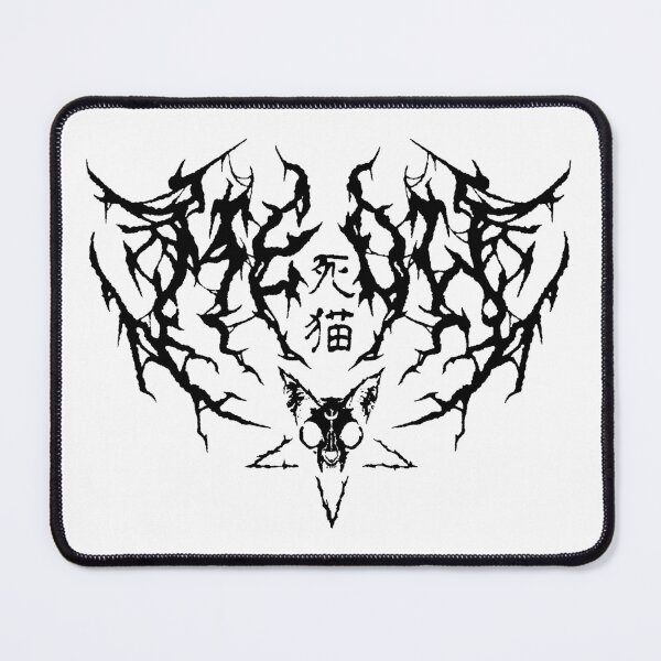Item preview, Meow Death Metal Font on White designed and sold by Neko Mort.