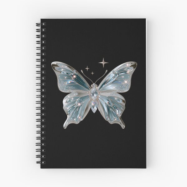 Item preview, Ice Blue Cyber Fairy Butterfly – Chrome Y2K Vector Aesthetic v3 designed and sold by daila70.