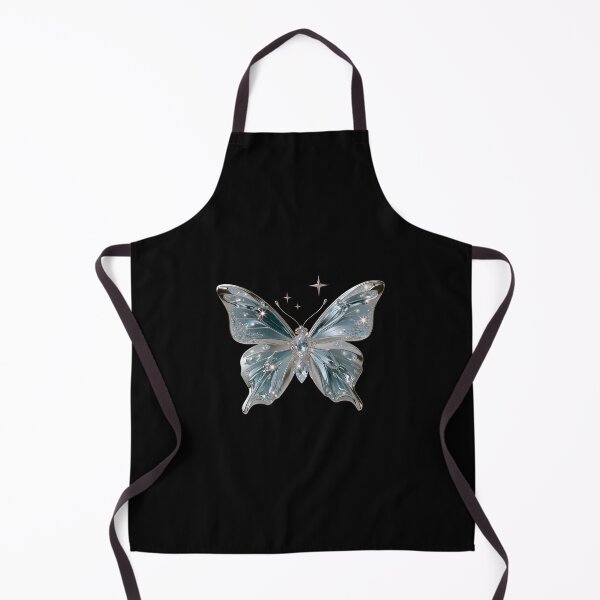 Item preview, Ice Blue Cyber Fairy Butterfly – Chrome Y2K Vector Aesthetic v3 designed and sold by daila70.