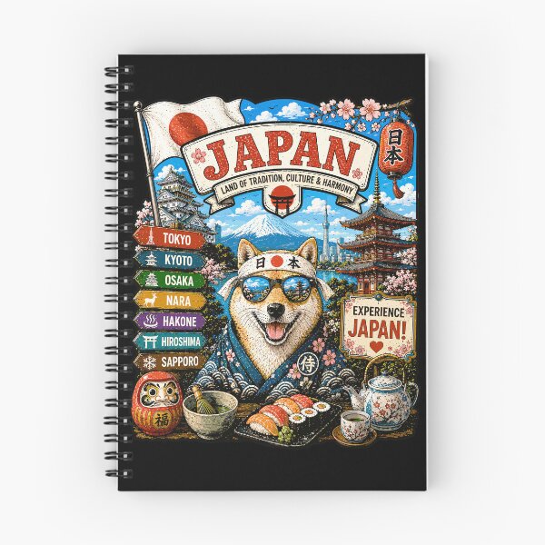 Item preview, Japan Tradition Adventure Shiba Travel Art designed and sold by AtuqStudio.