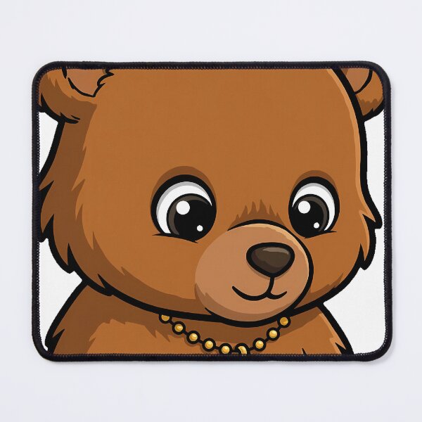 Item preview, Bear Cub with Moon Pendant designed and sold by pumsquare.