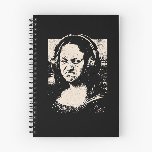Item preview, Mona Lisa Bass Face Shirt Funny Music Lovers DJs Producers  designed and sold by mareix.